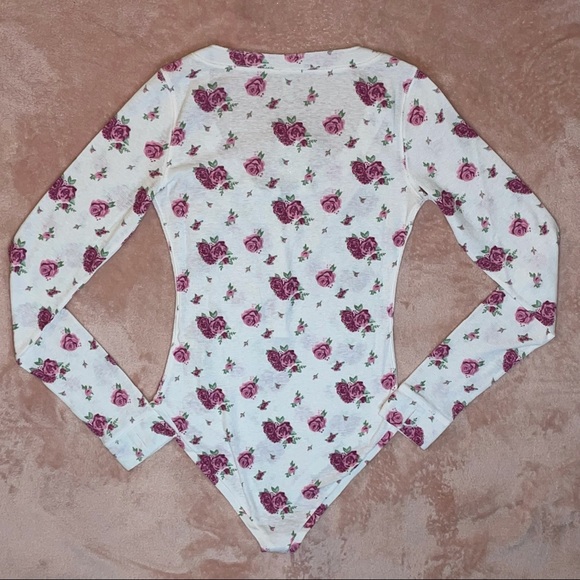 NWT Free People Dylan Thermal Printed Bodysuit Size Small - Picture 8 of 10